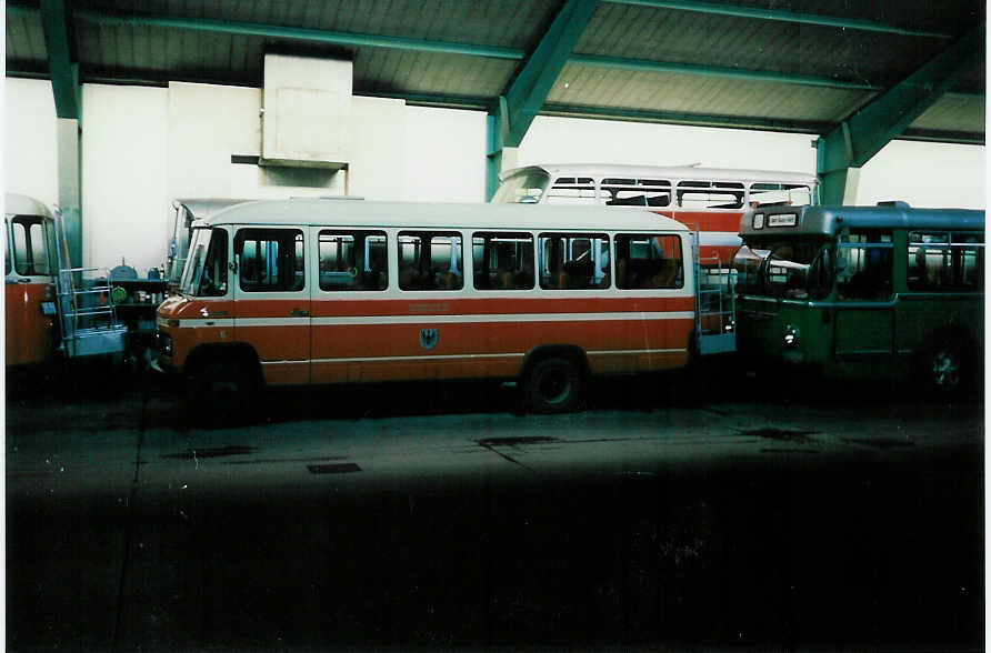 (002'429) - AFA Adelboden - Nr. 5/BE 26'974 - Mercedes (ex Balmer, Grindelwald) im Januar 1988 im Autobahnhof Adelboden