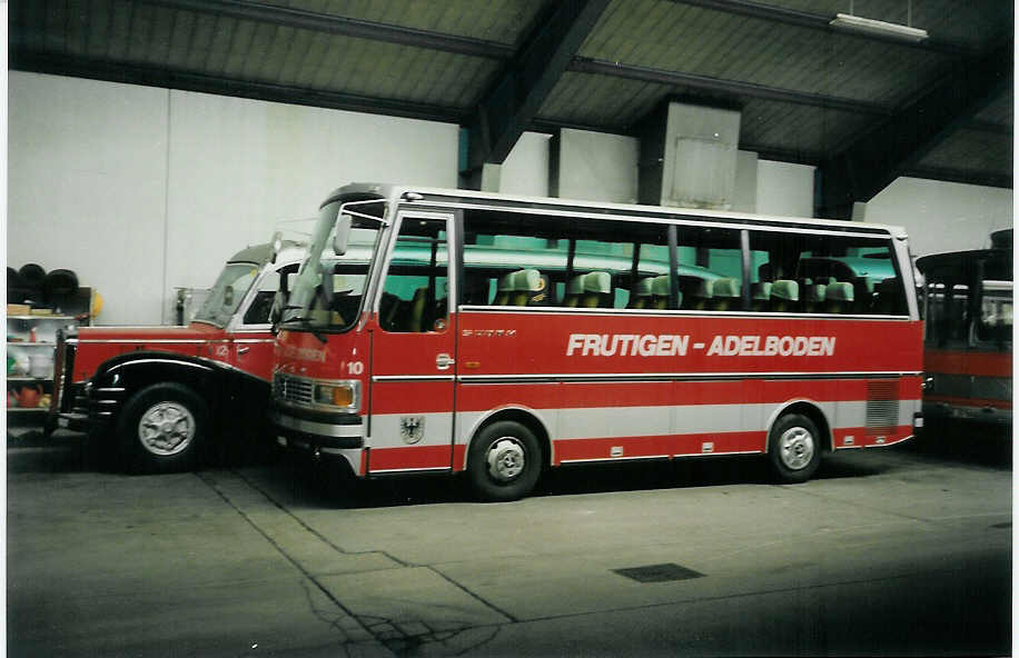 (007'525) - AFA Adelboden - Nr. 10/BE 26'701 - Setra (ex Frhlich, Zrich) am 25. Juli 1991 im Autobahnhof Adelboden