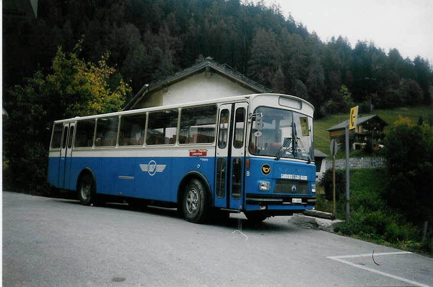 (011'317) - LLB Susten - Nr. 8/VS 38'008 - Saurer/Tscher am 12. Oktober 1994 in Albinen