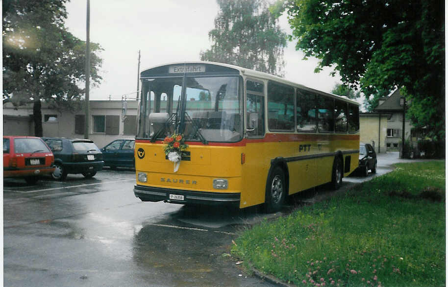 (012'405) - PTT-Regie - P 24'358 - Saurer/R&J am 20. Mai 1995 in Thun, Seestrasse
