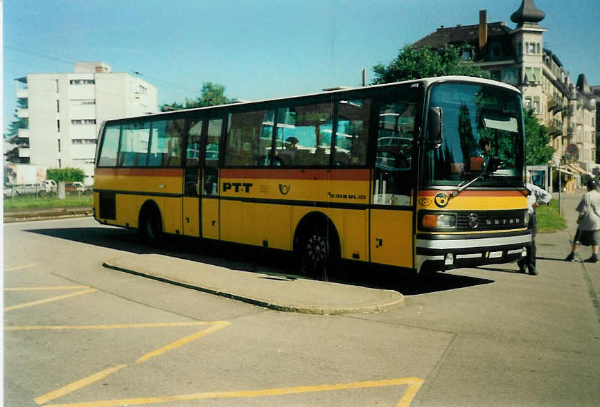(014'307) - Schwizer, Goldach - Nr. 6/SG 67'397 - Setra am 3. Juli 1996 beim Bahnhof Arbon