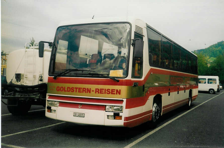 (015'304) - Goldstern, Obergsgen - SO 40'015 - Renault am 27. September 1996 in Thun, Seestrasse
