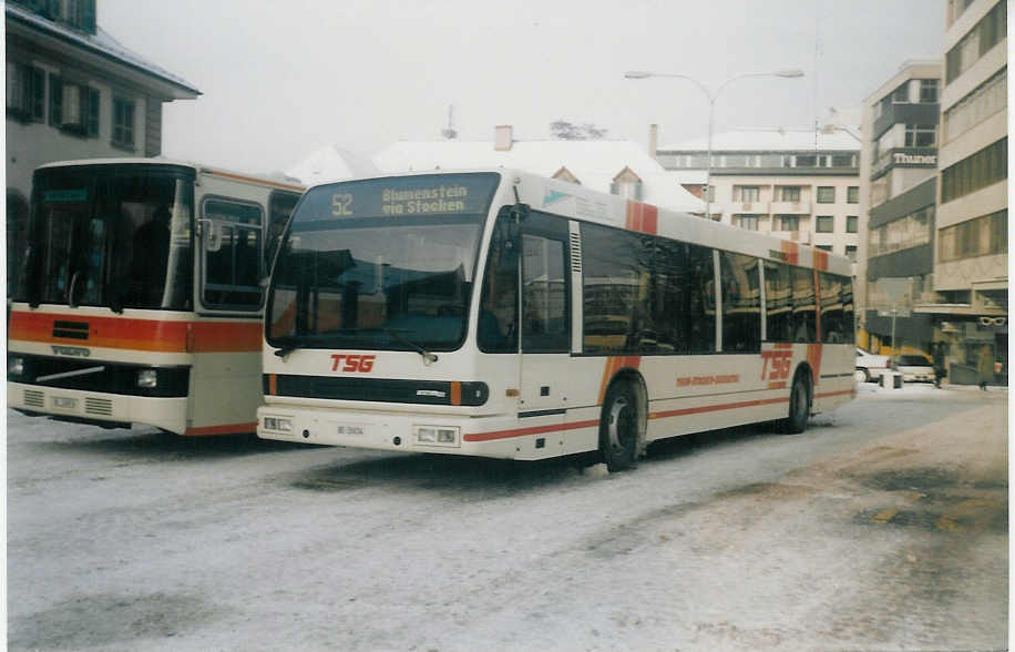 (016'010) - TSG Blumenstein - Nr. 8/BE 26'034 - Den Oudsten am 31. Dezember 1996 beim Bahnhof Thun