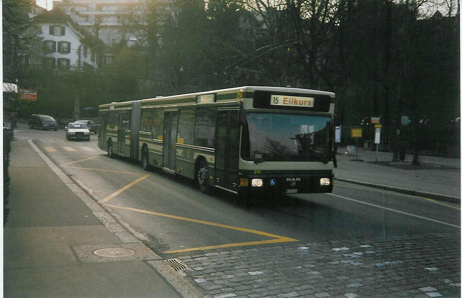 (016'610) - SVB Bern - Nr. 214/BE 513'214 - MAN am 26. Mrz 1997 in Bern, Brengraben