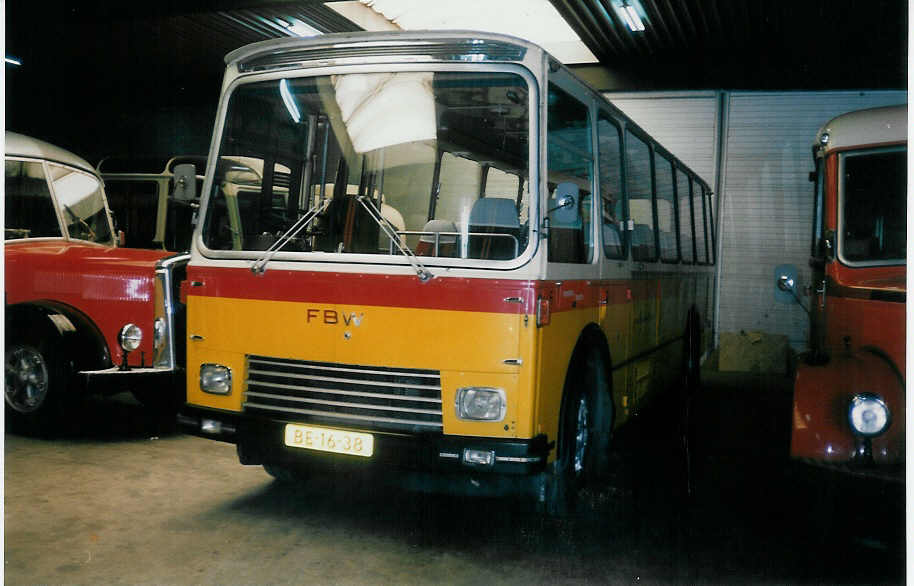 (017'833) - FRAM Drachten - Nr. 5/BE-16-38 - FBW/FHS (ex P 24'184) am 16. Juli 1997 in Drachten, Autobusmuseum