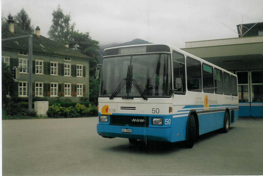 (018'415) - RTB Altsttten - Nr. 50/SG 72'926 - NAW/Hess am 2. August 1997 in Altsttten, Garage