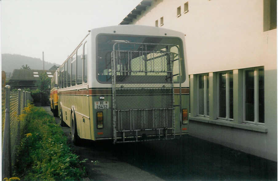 (018'704) - ATGH Heiligenschwendi - Nr. 1/BE 26'412 - FBW/R&J am 22. August 1997 in Thun, Garage STI