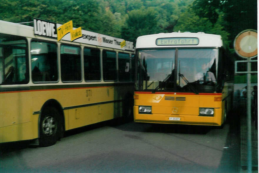 (019'130) - PTT-Regie - P 25'327 - Mercedes/R&J am 5. September 1997 bei der Schifflndte Thun