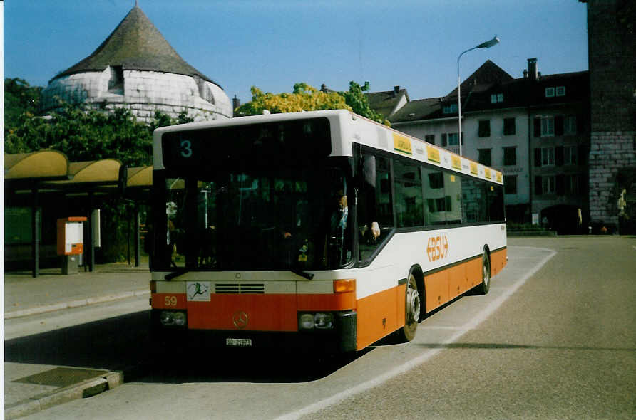 (019'829) - BSU Solothurn - Nr. 59/SO 21'973 - Mercedes am 6. Oktober 1997 in Solothurn, Amthausplatz