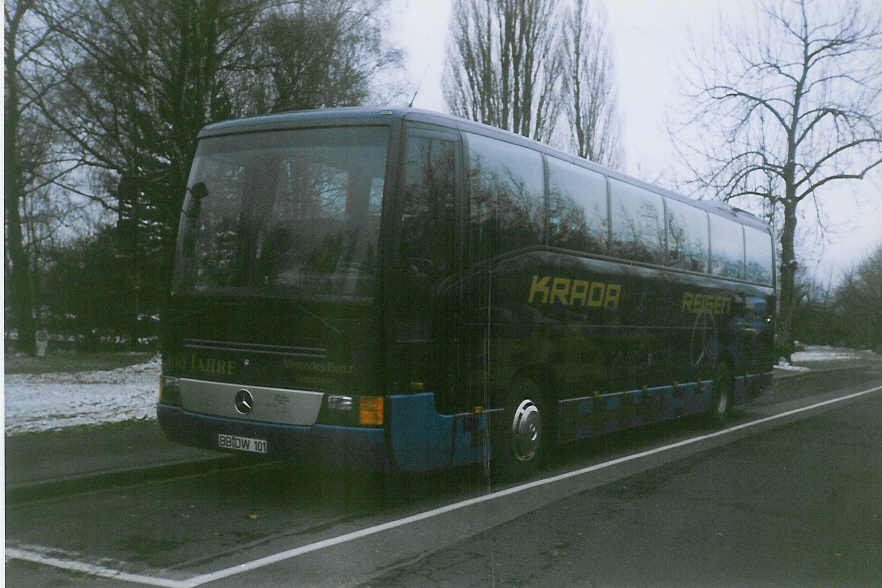 (021'015) - Aus Deutschland: Krada, Bblingen - BB-DW 101 - Mercedes am 6. Dezember 1997 in Thun, Lachen