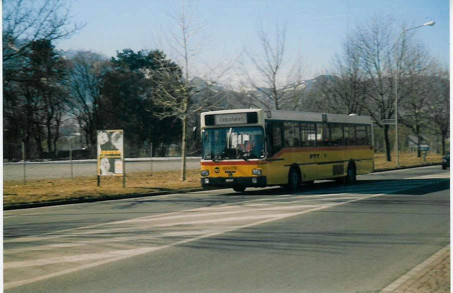 (021'624) - Lengacher, Mhlethurnen - Nr. 2/BE 129'886 - MAN am 13. Februar 1998 in Thun, Kleine Allmend