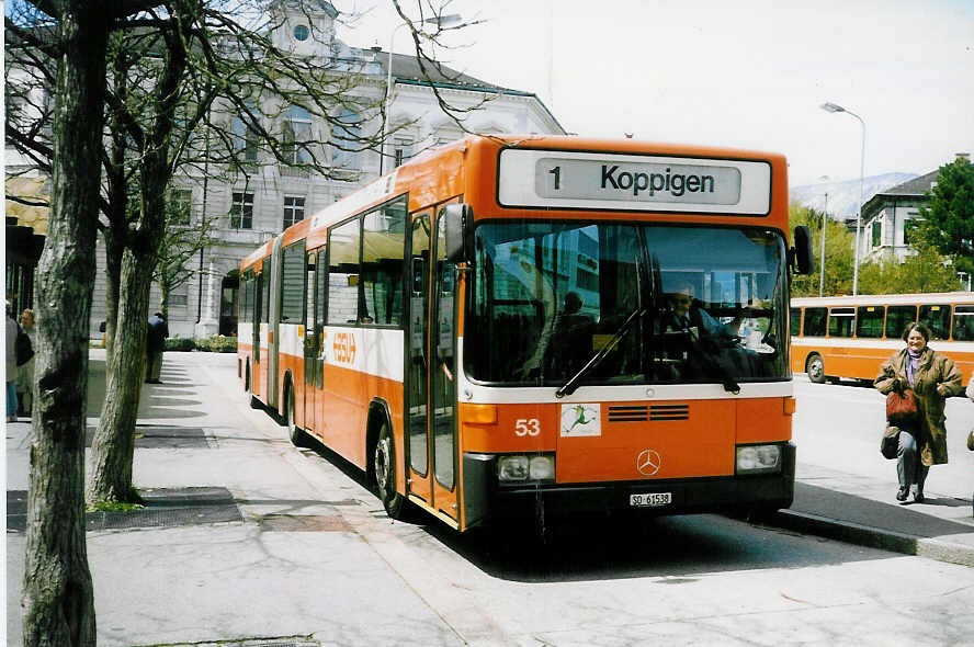 (022'536) - BSU Solothurn - Nr. 53/SO 61'538 - Mercedes/Hess am 20. April 1998 in Solothurn, Amthausplatz