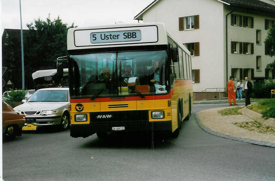 (023'314) - Ryffel, Uster - Nr. 32/ZH 168'737 - NAW/Hess am 14. Juni 1998 in Uster, Zrichstrasse