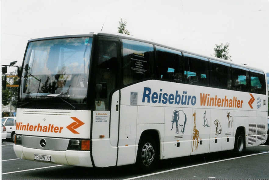 (023'624) - Aus Deutschland: Winterhalter, Oberried - FR-AW 77 - Mercedes am 27. Juni 1998 in Thun, Seestrasse