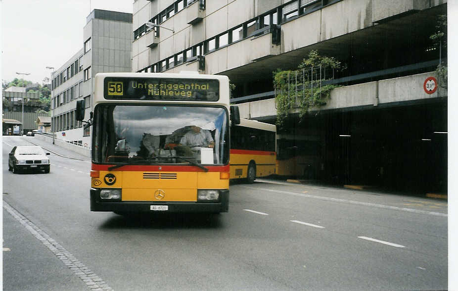 (024'625) - Meier, Baden - AG 6721 - Mercedes am 15. Juli 1998 in Baden, Postautostation