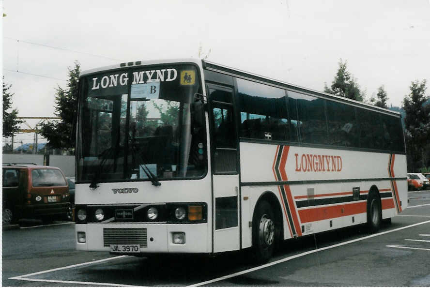 (025'005) - Aus England: Longmynd, Shrewsbury - JIL 3970 - Volvo/Van/Hool am 28. Juli 1998 in Thun, Seestrasse