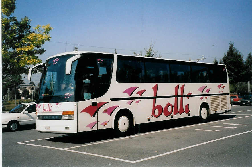 (026'211) - Bolli, Benken - Nr. 2/ZH 342'802 - Setra am 23. September 1998 in Thun, Seestrasse