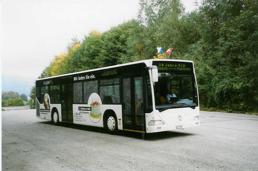 (026'705) - VZO Grningen - Nr. 10/ZH 291'918 - Mercedes am 3. Oktober 1998 in Rti, P+R