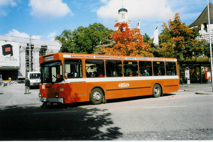 (026'724) - BSU Solothurn - Nr. 45/SO 21'608 - Mercedes/Hess am 5. Oktober 1998 in Solothurn, Amthausplatz
