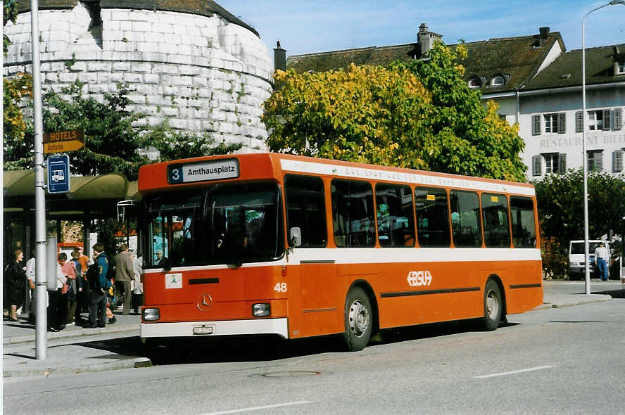 (026'726) - BSU Solothurn - Nr. 48/SO 21'774 - Mercedes/Hess am 5. Oktober 1998 in Solothurn, Amthausplatz
