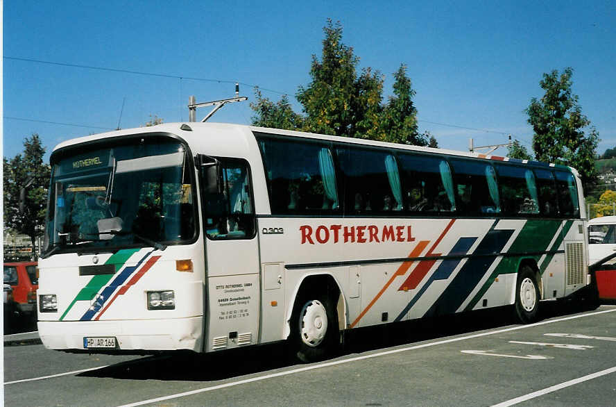 (027'429) - Aus Deutschland: Rothermel, Grasellenbach - HP-AR 166 - Mercedes am 13. Oktober 1998 in Thun, Seestrasse