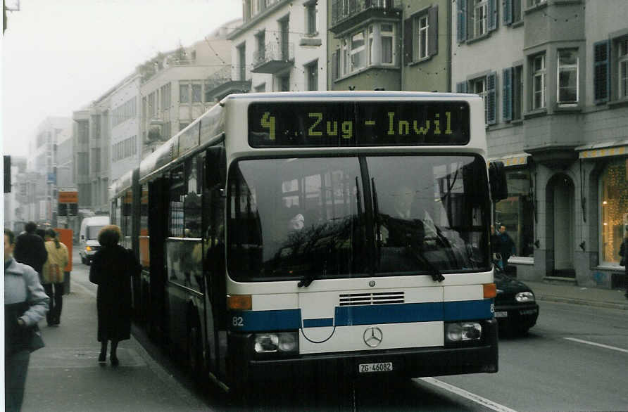 (028'514) - ZVB Zug - Nr. 82/ZG 46'082 - Mercedes am 31. Dezember 1998 in Zug, Steinhof