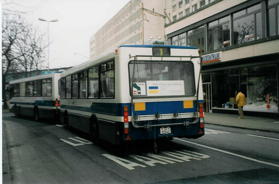 (028'517) - ZVB Zug - Nr. 102/ZG 82'542 - Lanz+Marti/Hess Personenanhnger am 31. Dezember 1998 in Zug, Steinhof