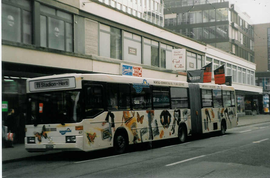 (028'522) - ZVB Zug - Nr. 67/ZG 44'067 - Mercedes/Hess am 31. Dezember 1998 in Zug, Steinhof