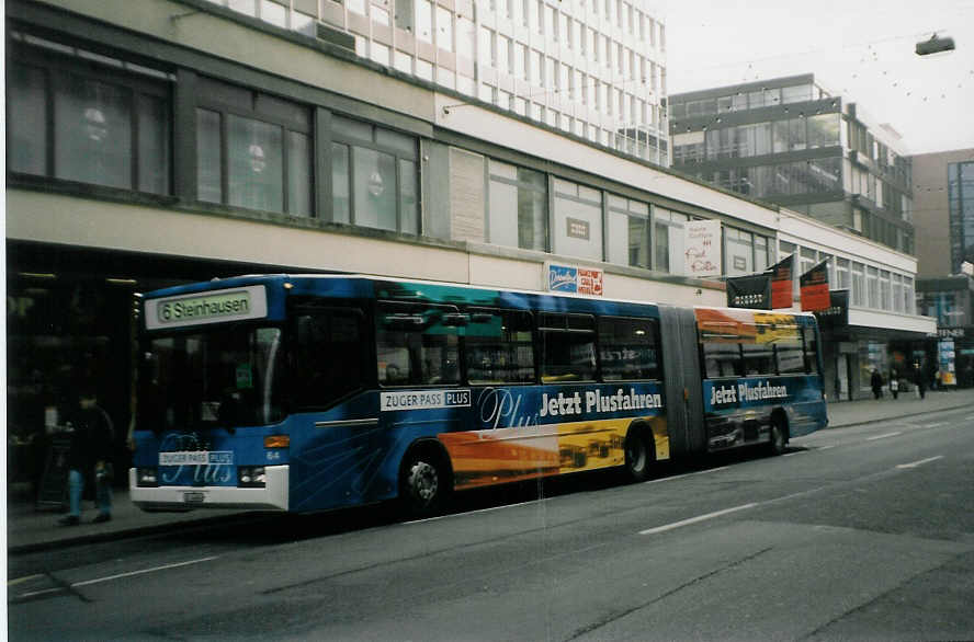 (028'523) - ZVB Zug - Nr. 64/ZG 44'064 - Mercedes/Hess am 31. Dezember 1998 in Zug, Steinhof
