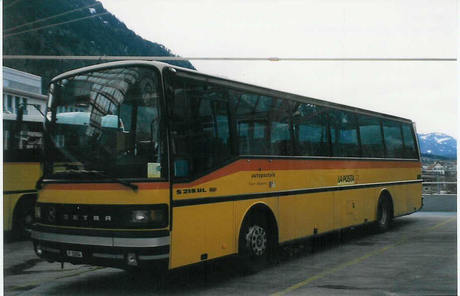 (028'808) - PTT-Regie - P 25'054 - Setra am 1. Januar 1999 in Chur, Postautostation