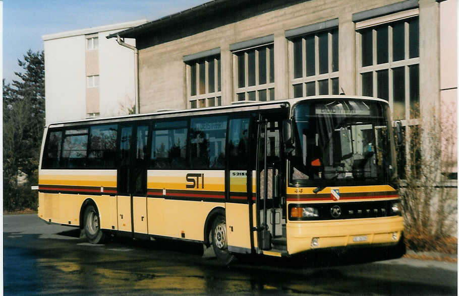 (029'206) - STI Thun - Nr. 44/BE 26'729 - Setra (ex AGS Sigriswil) am 22. Januar 1999 in Thun, Garage