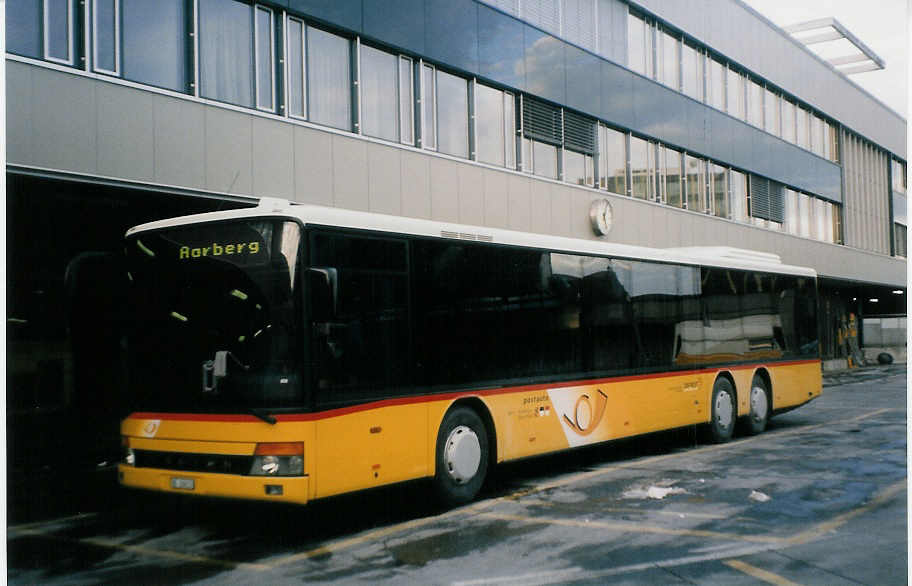 (029'222) - AVA Aarberg - Nr. 3/BE 26'613 - Setra am 1. Februar 1999 in Bern, Postautostation