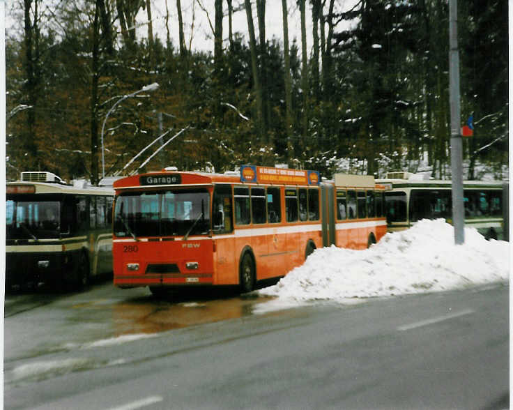 (029'337) - SVB Bern - Nr. 280/BE 339'280 - FBW/Hess-Gangloff am 16. Februar 1999 in Bern, Bmpliz
