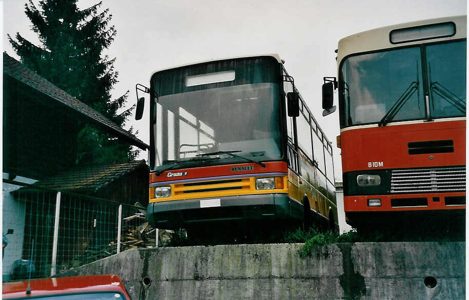 (030'909) - PTT-Regie - P 22'021 - Renault/Gruau (ex Trachsel, Hasle-Regsau) am 18. April 1999 in Btzberg, Heiniger