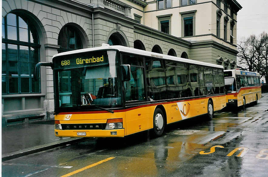 (030'924) - Steiger, Schlatt - ZH 13'779 - Setra am 18. April 1999 beim Hauptbahnhof Winterthur
