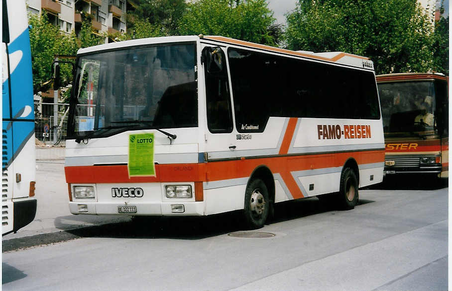 (031'524) - Famo, Sderen - Nr. 3/BE 322'111 - Iveco/Orlandi am 16. Mai 1999 in Thun, Aarefeld