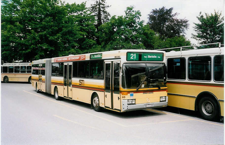 (031'525) - STI Thun - Nr. 65/BE 435'065 - Mercedes am 16. Mai 1999 bei der Schifflndte Thun