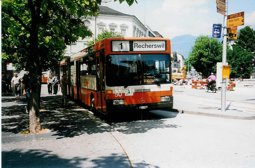 (033'104) - BSU Solothurn - Nr. 50/SO 132'033 - Mercedes am 5. Juli 1999 in Solothurn, Amthausplatz