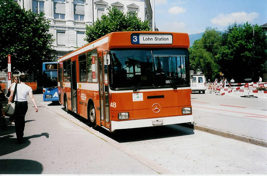 (033'105) - BSU Solothurn - Nr. 48/SO 21'774 - Mercedes/Hess am 5. Juli 1999 in Solothurn, Amthausplatz