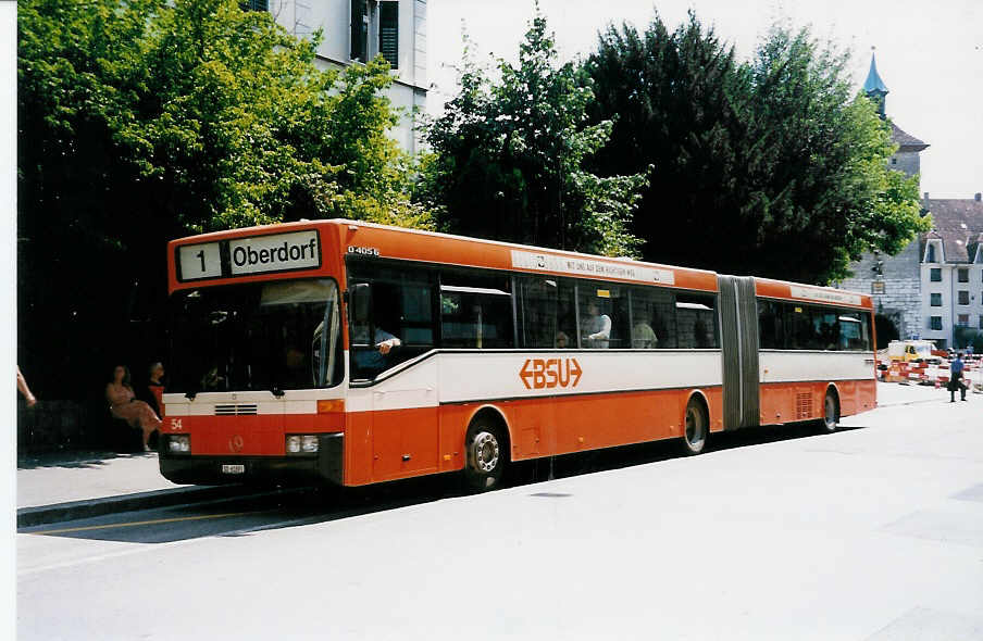 (033'109) - BSU Solothurn - Nr. 54/SO 61'891 - Mercedes am 5. Juli 1999 in Solothurn, Amthausplatz