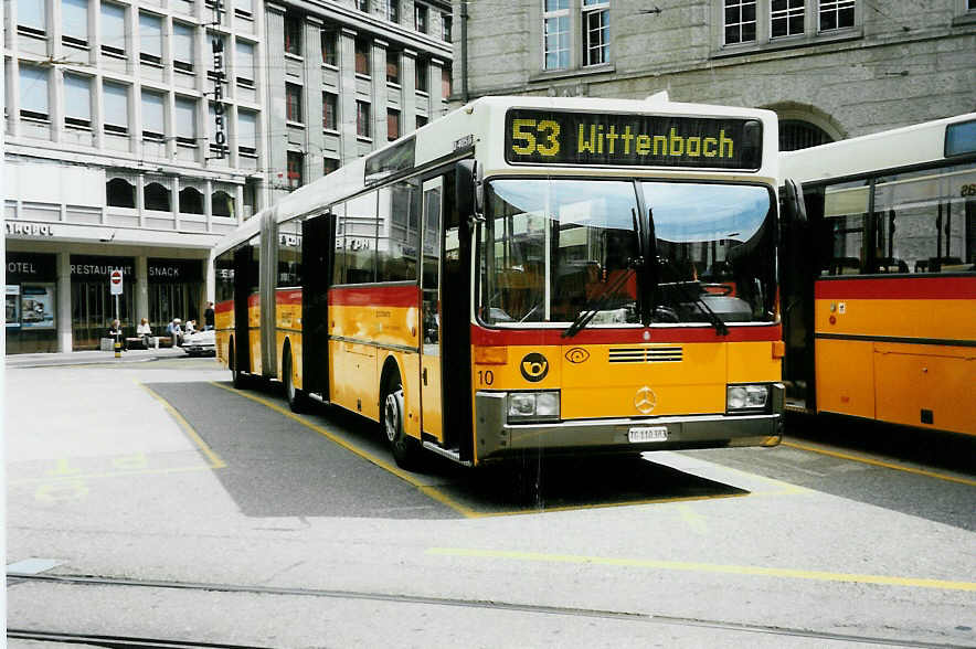 (034'808) - Cars Alpin Neff, Arbon - Nr. 10/TG 110'383 - Mercedes am 19. Juli 1999 beim Bahnhof St. Gallen