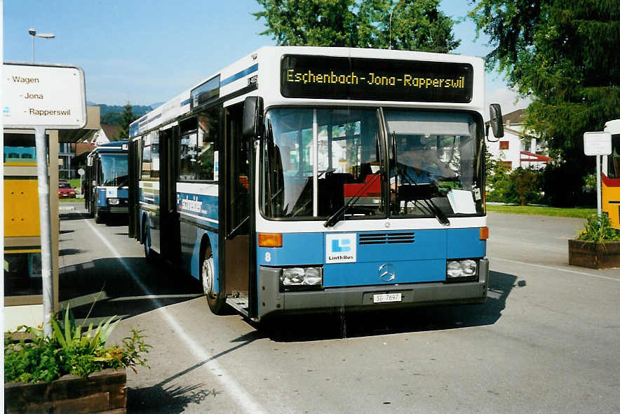 (034'816) - Schneider, Ermenswil - Nr. 8/SG 7697 - Mercedes am 19. Juli 1999 in Eschenbach, Dorftreff