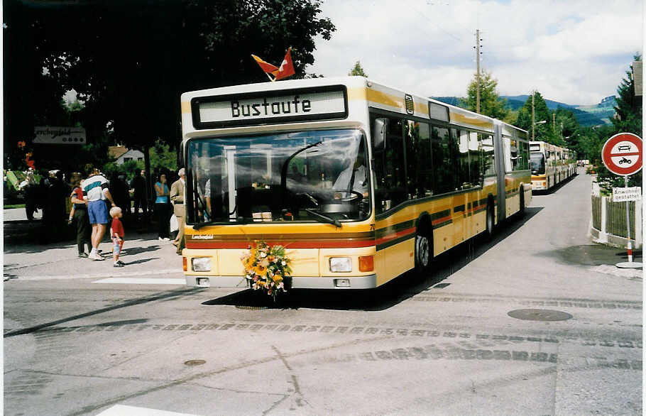 (035'405) - STI Thun - Nr. 70/BE 389'670 - MAN am 21. August 1999 in Thun-Lerchenfeld, Langestrasse