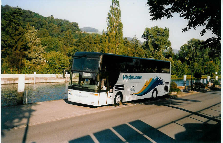 (035'602) - Hirsbrunner, Worb - BE 45'237 - Van Hool/EOS am 24. August 1999 bei der Schifflndte Thun