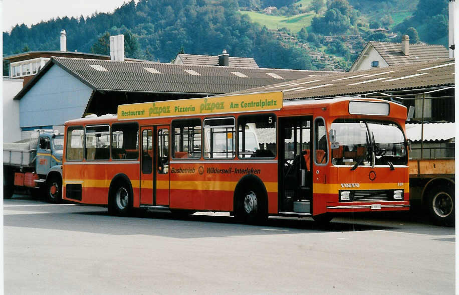 (036'713) - BOB Interlaken - Nr. 2/BE 313'992 - Volvo/Lauber am 6. September 1999 in Thun, Garage STI
