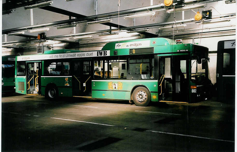 (037'517) - BVB Basel - Nr. 802/BS 2802 - Mercedes am 1. November 1999 in Basel, Garage Rankstrasse