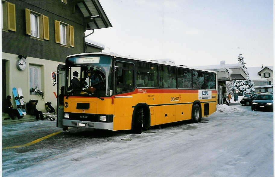 (038'129) - Schnider, Schpfheim - LU 15'605 - NAW/R&J am 30. Dezember 1999 beim Bahnhof Schpfheim