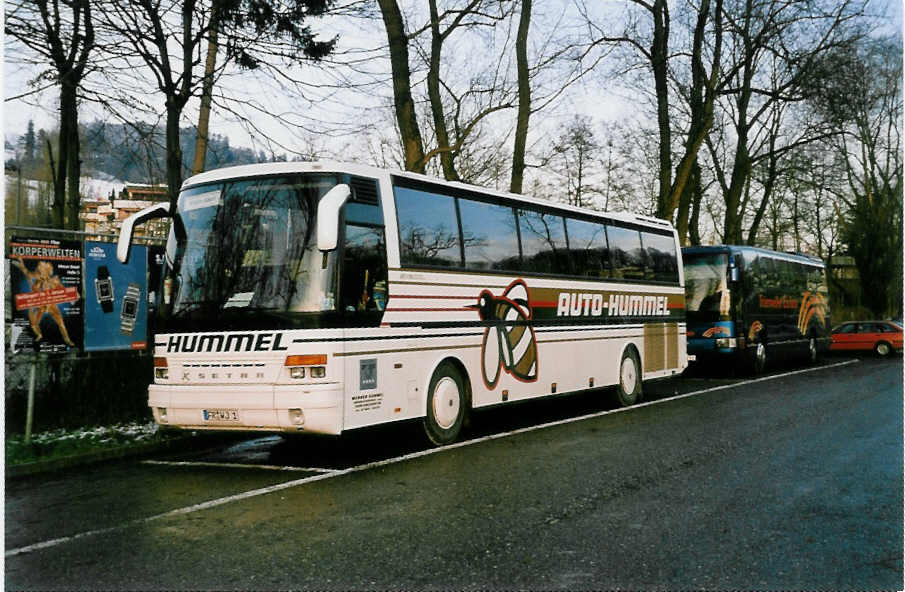 (038'217) - Aus Deutschland: Hummel, Kirchzarten - FR-WJ 1 - Setra am 30. Dezember 1999 in Luzern, Verkehrshaus