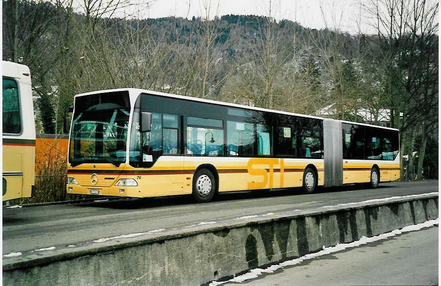 (038'837) - STI Thun - Nr. 76/BE 272'476 - Mercedes am 29. Januar 2000 bei der Schifflndte Thun