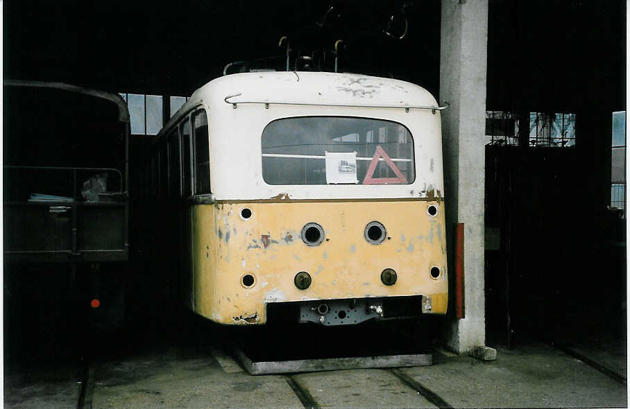 (039'720) - STI Thun (TVB) - Nr. 1 - Berna/Gangloff Trolleybus am 14. Mrz 2000 in Bern, Burgernziel